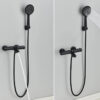 Black Thermostatic Shower Faucet Set in USA